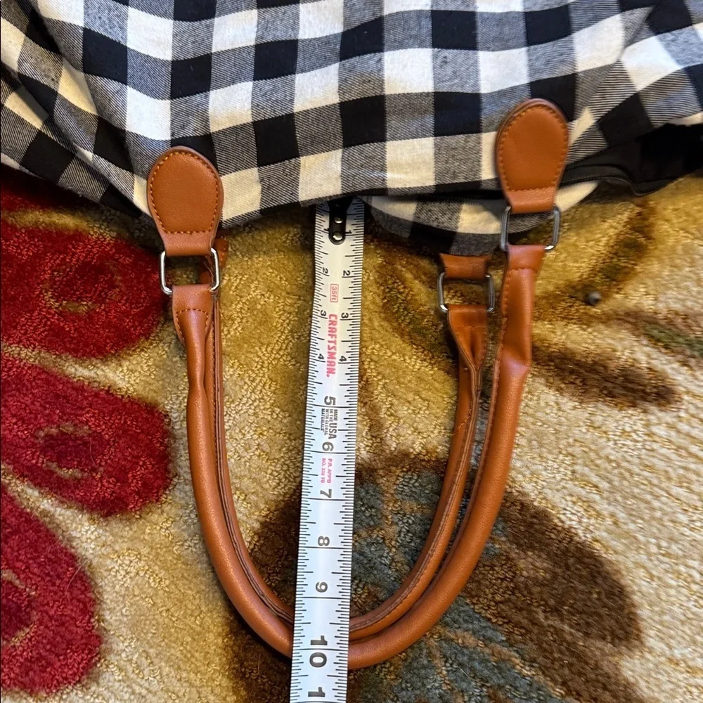 Travel Plaid Duffle Bag